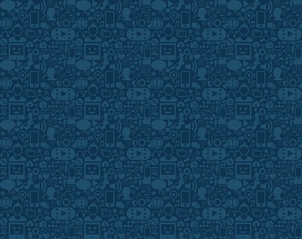 Technology social media blueish