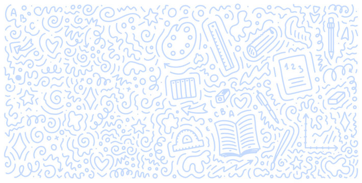 Water blue notebook